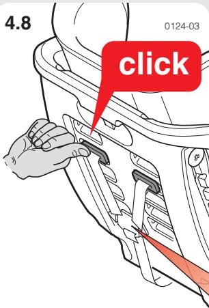 CONCORD ULTIMAX - Adjusting the seat to the child's size / adjusting the harness / shortening the belts - 1