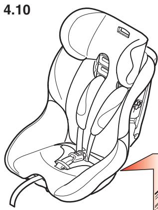 CONCORD ULTIMAX - Adaptación de la silla al peso del peso / Acortar el Sistema de cinturón - 1