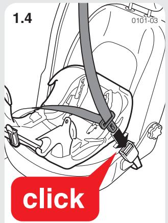 CONCORD ULTIMAX - Installation dos à la route (de la naissance à 13 kg) - 1