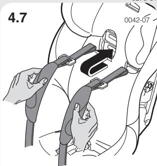 CONCORD ULTIMAX - Adeguamento del seggiolino alle dimensioni del bambino / Regolazione poggiatesta e cinture per le spalle - 2