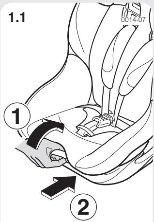 CONCORD ULTIMAX - Inbouw gegen de rijrichting in (van geboorte tot 13 kg) - 1