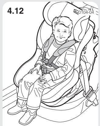 CONCORD ULTIMAX - Réglage du repose-tête/ajustage du siège en fonction de la taille de l'enfant - 1