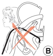 CONCORD ULTIMAX - Reglage du siège en fonction de la taille de l'enfant / réglage du repose-tête et du harnais. - 3