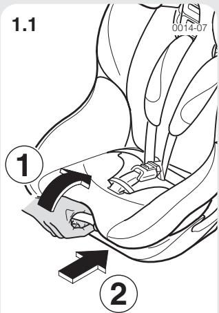 CONCORD ULTIMAX - Installation dos à la route (de la naissance à 13 kg) - 1
