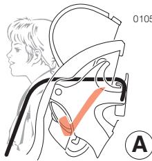 CONCORD ULTIMAX - Adjusting the seat to the child's size / adjusting the head support and harness - 2