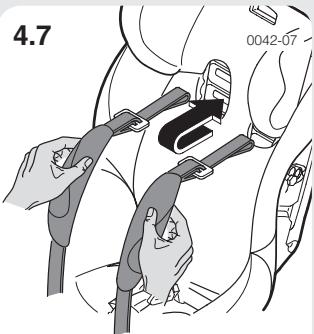 CONCORD ULTIMAX - Adaptación de la silla al peso del niño / Ajuste de los cinturones de 4+puntos - 2