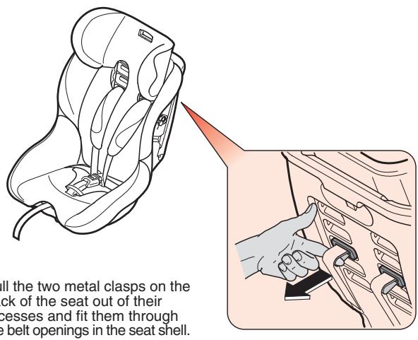 CONCORD ULTIMAX - Adjusting the seat to the child's size / adjusting the head support and harness - 1