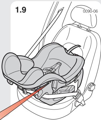 CONCORD ULTIMAX - Rear-facing installation (from birth to 13kg ) - 2