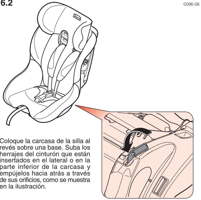 CONCORD ULTIMAX - Retirada de las fundas / Extracción de la almohadilla pélvica - 1