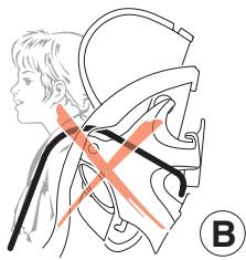 CONCORD ULTIMAX - Adeguamento del seggiolino alle dimensioni del bambino / Regolazione poggiatesta e cinture per le spalle - 3