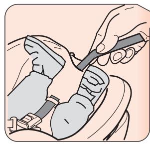 CONCORD ULTIMAX - Stoel aan de groote van het kind aanpassen / Kinderstoelgordel verstellen / Gordelsystem inkorten - 2