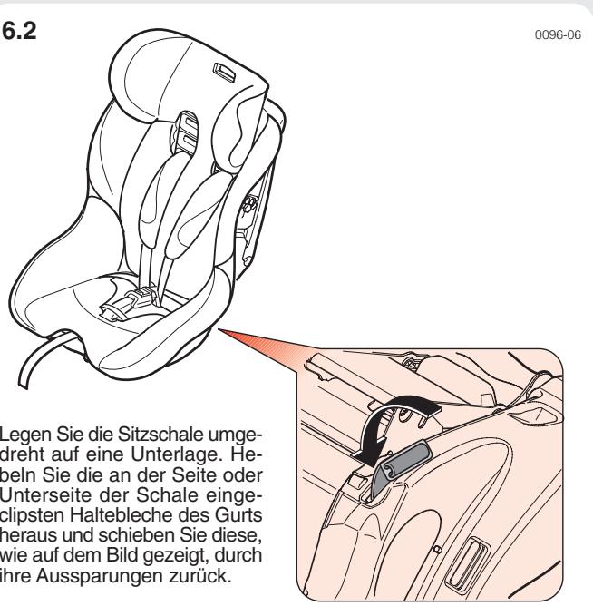CONCORD ULTIMAX - Bezug abnehmen / Beckeneinlage entfernen - 1
