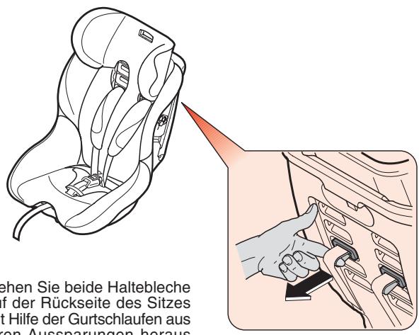 CONCORD ULTIMAX - Sitz an Groß des Kindes anpassen / Hosenträgergurte verstellen - 1