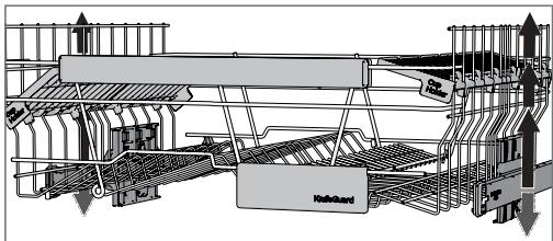 GORENJE GI66160 - Élévation et abaisissement du panier supérieur - 1