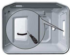 GORENJE WS53120 - Objímka Žárovky je pod proudem. Riziko úrazu elektrickým proudem! - 2