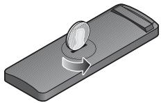 BOSE SOUNDDOCK ORIGINAL - Replacing the remote control battery - 1