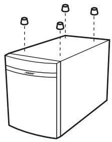BOSE COMPANION 5 - Positionnement du module Acoustimass - 1