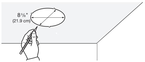 BOSE VIRTUALLY INVISIBLE 791 - Utilisation du gabarit - 1