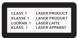 BOSE WAVE MUSIC SYSTEM - Produit laser de classe 1 - 1