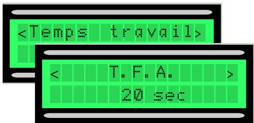 CAME ZL80 - Surfer dans le menu - 7