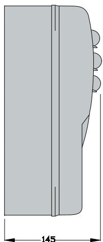 CAME ZL80 - Dimensions, Distances et trous de fixation - 2