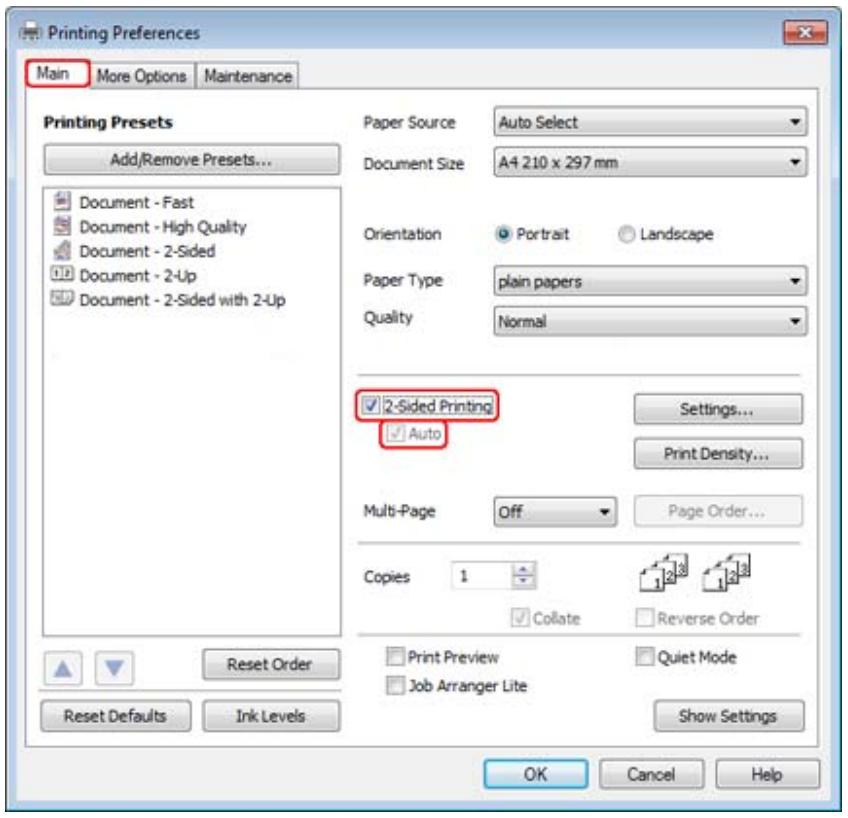 EPSON WORKFORCE PRO WP-M4015DN - Paramètres de l'imprimante pour windows - 3