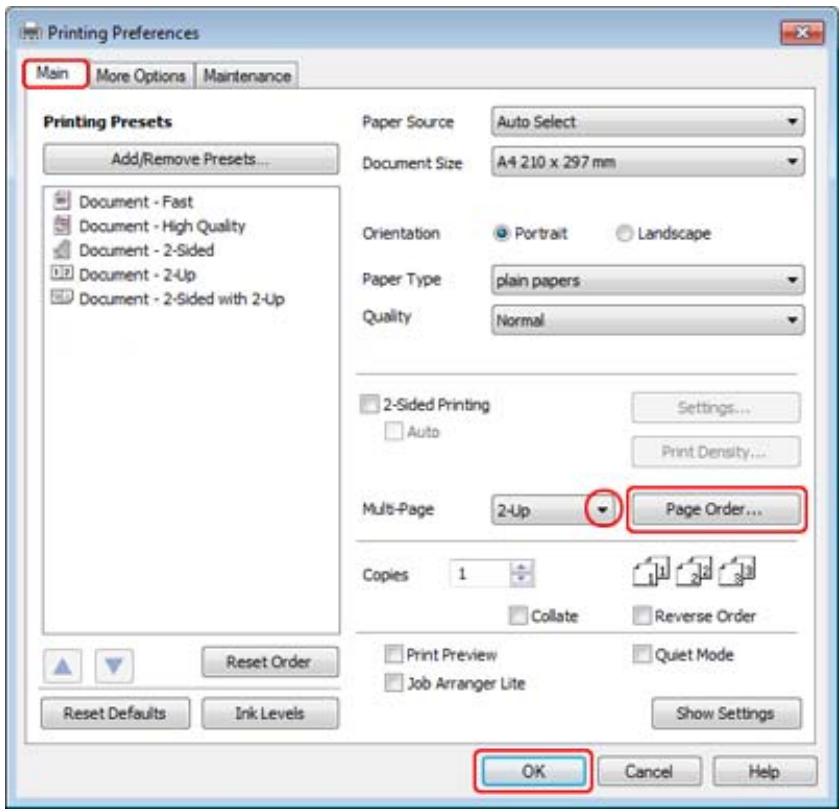 EPSON WORKFORCE PRO WP-M4015DN - Paramètres de l'imprimante pour windows - 3
