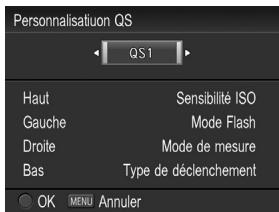 SIGMA DP2 MERRILL - Les fonctions accessibles par le menu de réglage rapide Quick Set peuvent être modifiées. - 1