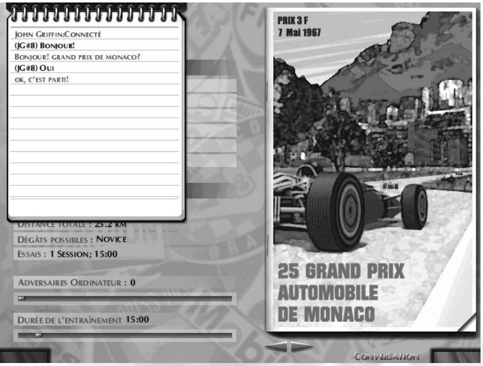 GAMES PC GRAND PRIX LEGENDS - Les paramètres suivants se trouventsur la seconde page du menu Setup : - 1