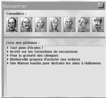 GAMES PC SIMCITY 3000 - Conseillers - 1