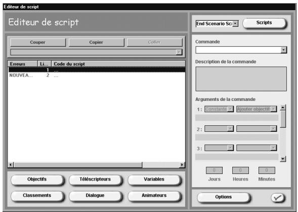 GAMES PC SIMCITY 3000 - Étape n° II : création d'un script de fin de scenario - 1