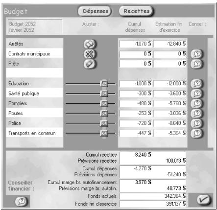 GAMES PC SIMCITY 3000 - Financement des services municipaux - 1