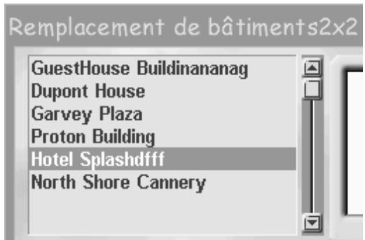 GAMES PC SIMCITY 3000 - List des bâttiments - 1