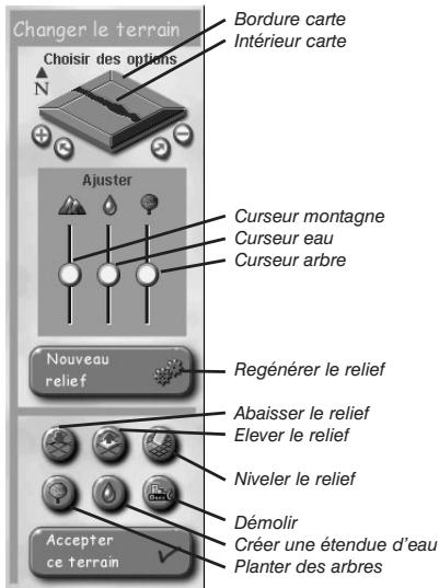 GAMES PC SIMCITY 3000 - Fenêtre des options de la nouvelle ville - 1