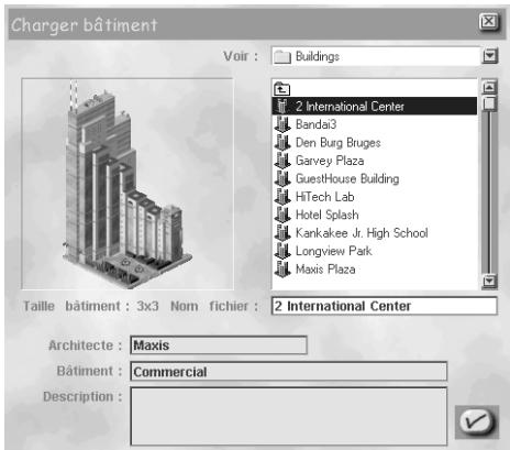 GAMES PC SIMCITY 3000 - Charger unBATIMENT - 1
