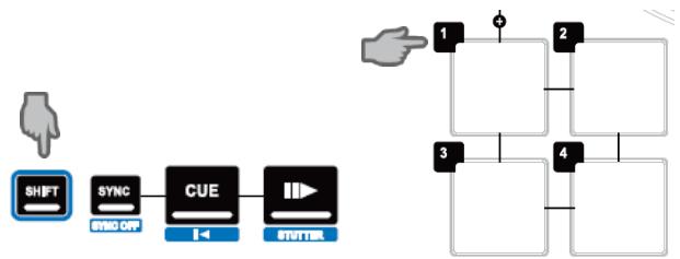 HERCULES DJCONTROL JOGVISION - - PLACER UN POINT CUE - 3