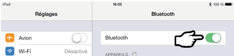 HERCULES DJCONTROLWAVE - Activation de la fonction Bluetooth® sur l'iPad - 1