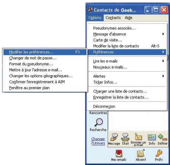 HERCULES DUALPIX INFINITE - Configurer AOL AIM - 1