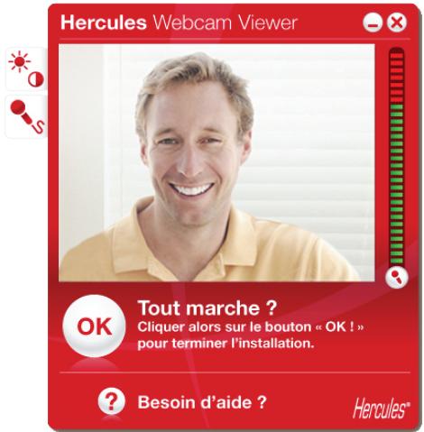 HERCULES DUALPIX INFINITE - Etape 3: Tester l'image et le son avec Webcam Station Evolution - 1