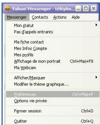 HERCULES DUALPIX INFINITE - Configurer Yahoo Messenger - 1