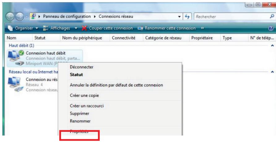HERCULES EPLUG 200 MINI DUO V2 - Windows Vista : Partager une connexion ADSL dans un réseau de type Ad hoc - 5