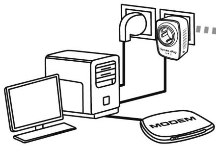 HERCULES EPLUG NANO 500 PASS THRU DUO - Windows 7: Partager une connexion ADSL dans un réseau de type Ad hoc - 1