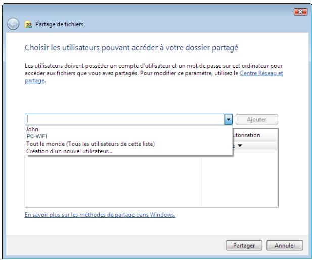 HERCULES EPLUG NANO 500 PASS THRU DUO - Windows 7: Mettre en partage des dossiers publics ou personnels - 2