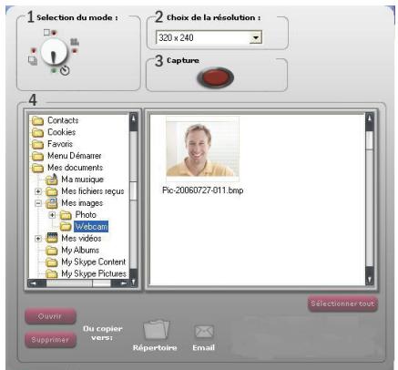 HERCULES LINK - 3.3.3.Prendre des photos en mode Retardateur - 2
