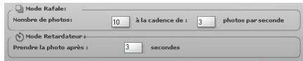 HERCULES LINK - Selectionner les paramètres du mode de capture - 1