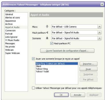 HERCULES LINK - Configurer Yahoo Messenger - 2