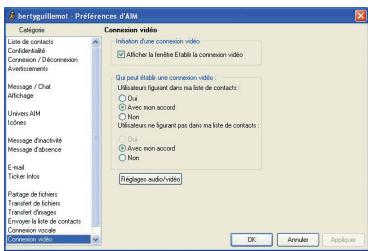 HERCULES LINK - Configurer AOL AIM - 2