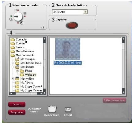 HERCULES LINK - Sélectionner, ouvrir ou supprimer des photos ou des vidés - 1