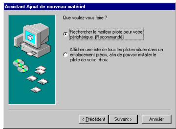 HERCULES PROPHETVIEW 920 - Installer les pilotes sous Windows 98 - 1