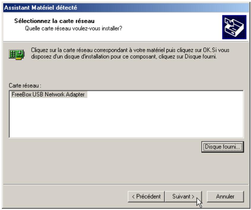FREE BOX V4-LIGNE DEGROUPEE - 2-1-2) Configuration de votre PC pour la connexion par USB - 11